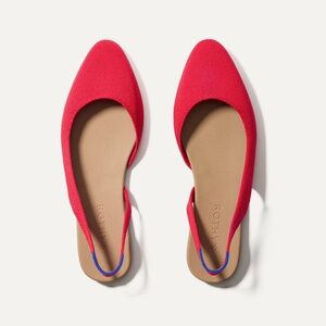 Rothy's The Almond Slingback - Lollipop Red Size 8